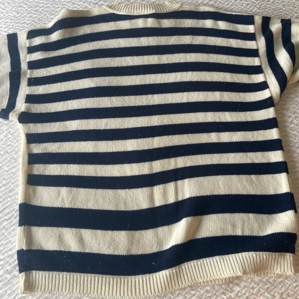 VTG Mademosielle Knitwear Short Sleeve Sweater Sz L Made In USA - Picture 8 of 8
